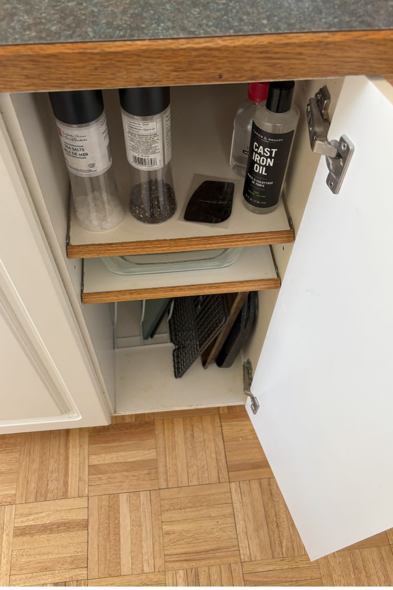 kitchen reorganization